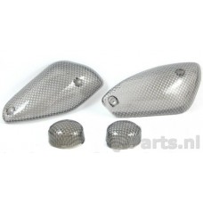 Raw glazenset Yamaha Aerox nieuw type carbon (schroef)