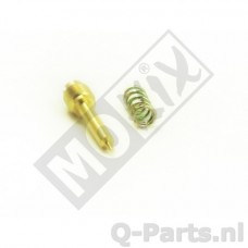 Luchtstelschroef+veer Dellorto PHBG