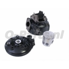 Cilinder Minarelli Horiz. LC 70 cc DR inclusief cilinderkop