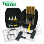 Tubeless banden reparatieset  incl luchtpatronen en tasje
