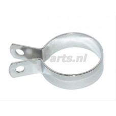 Uitlaatklem ø 55 mm chroom