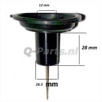 Membraan Carburateur China 4 Takt 16.5 mm incl. naald (Keihin) 