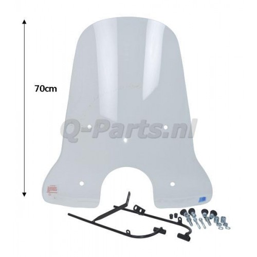 Windscherm Baotian Classico XL hoog 70 cm