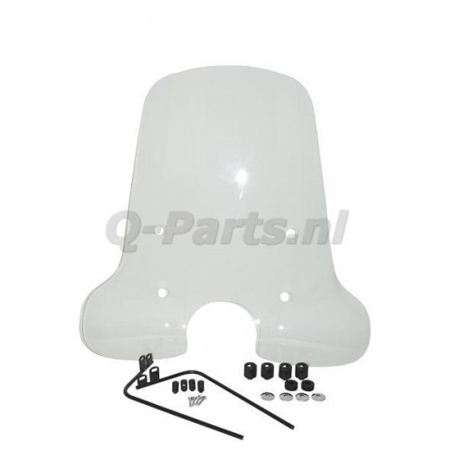 Windscherm China Grande Retro Scooter breed-hoog