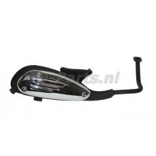 Uitlaat China Classic LX/Turbho RL50/AGM VX50 met dubbele schokbreker
