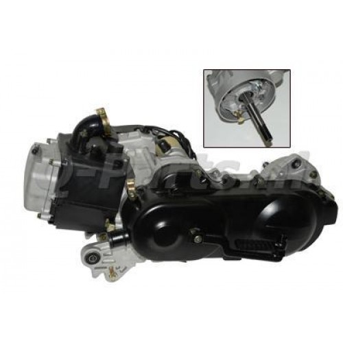 Motorblok China GY6 10 inch (lange as)China LX/AGM VX50