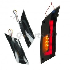 Knipperlicht set Zip 2000 achter LED Tube rood streep smoke DMP