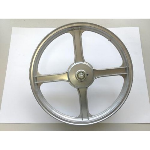 Voorwiel Vespa Ciao zilver 16 inch