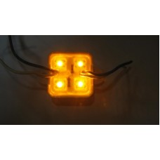Led blok oranje 4 leds