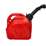 Jerrycan met schenktuit 5 Liter rood