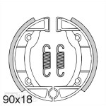 Remsegment Vespa-Piaggio Ciao/SI spaakwiel voor IGM (90x18)