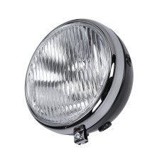 Koplamp rond 170mm zwart/chroom Zundapp 517/529  / Kreidler