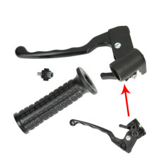 Remhandel compleet Vespa bromfiets nieuw model  (alu remgreep)