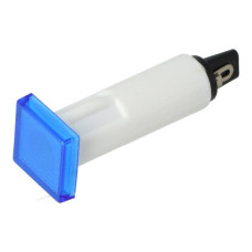 Cockpitlampje vierkant blauw Kreidler/Zundapp