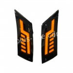 Knipperlicht set Zip 2000 achter LED  smoke Alpha - Matrix