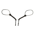 Spiegelset Peugeot Speedfight 2 / Vivacity / Ludix zwart/carbon 