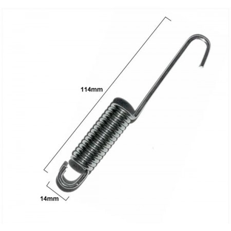 Middenstandaardveer Zundapp KS50/GTS50 114mm Middenstandaardveer Zundapp KS50/GTS50 114mm