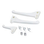 Remgreep-set Vespa bromfiets pvc wit Remgreep-set Vespa bromfiets pvc wit