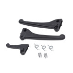Remgreep-set Vespa bromfiets pvc zwart 