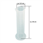 Maatbeker olie smal 250ML 