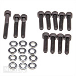 Carterboutset Minarelli horizontaal/verticaal 12 delig zwart