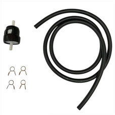 Benzineslang / filter kit  5*8 zwart 100cm SYM e4/e5 - universeel