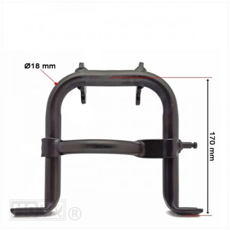 Middenstandaard Puch Maxi N (zonder achterschokbrekers) 170mm