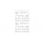 Stickerset chroom/grijs Malossi 3314465T 3-delig 