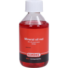 remvloeistof elvedes mineraal 250mL fles rood fatbike, fiets