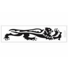 sticker universeel malossi leeuw rechts 14cm zwart 339765=op=op sticker universeel malossi leeuw rechts 14cm zwart 339765=op=op