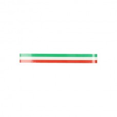 sticker universeel vlag italie streep 3x23cm horizontaal