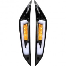 knipperlichtset Power1 led matrix E-Keur tube EVO-2 voor titanium piaggio, zip2000 knipperlichtset Power1 led matrix E-Keur tube EVO-2 voor titanium piaggio, zip2000