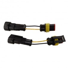 kabeladapter Power1 knipperlicht euro-4/5 verloopstekker naar n.t. Power1/DMP vespa 2pcs primavera 4t-3v, sprint 4t-3v, zip 4t