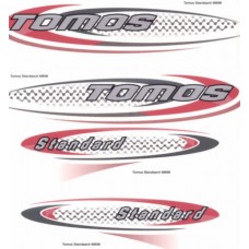 stickerset tomos rood/zwart/zilver past op standard 080091 stickerset tomos rood/zwart/zilver past op standard 080091