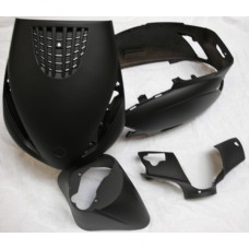 plaatwerkset Power1 Mod.Orig zwart mat 4-delig zip 100/125, zip2000 plaatwerkset Power1 Mod.Orig zwart mat 4-delig zip 100/125, zip2000