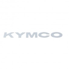 sticker Kymco origineel zijskirt woord [kymco] wit Kymco Agility 87160-ldc8-e90-t01