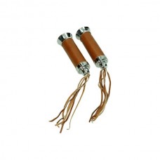 handvatset Power1 lang custom Harley cognac handvatset Power1 lang custom Harley cognac