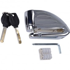 schijfremslot Power1 + alarm 6mm chroom