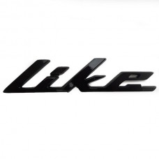 sticker Kymco origineel woord [like] grijs mat past op new like 86102-acc1-e10-t02