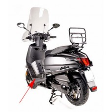 sierstrip Kymco origineel treeplank links zwart mat past op new like 64318-acc1-e10-66p