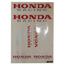 stickerset falko universeel racing rood/zwart 6-delig past op bromfiets honda, camino, mb, mt, honda 982041