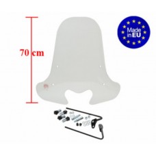 windscherm Regia met bevestigingsset (made in EU) hoog honda 70cm helder vision 4t 2012