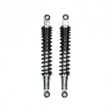 schokbrekerset MDI 365mm zwart/chroom past op mb, mt schokbrekerset MDI 365mm zwart/chroom past op mb, mt