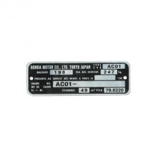 plaatje framenummer ac01 honda past op mb5 plaatje framenummer ac01 honda past op mb5
