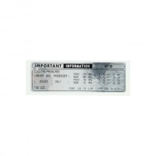 sticker frame informatie wit/zwart past op mt5