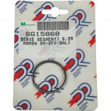 zuigerveerset dr 50cc 39mm honda, bali, sfx