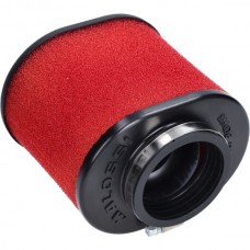 powerfilter malossi ovaal recht diameter 42-50-58.5mm foam red filter e15 0413434