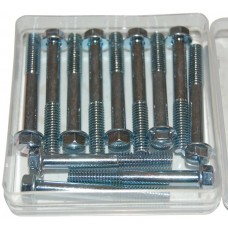 bout zeskant 8mm kop flens m6x45mm 12pcs