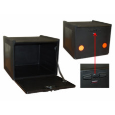 pizzakoffer compleet geisoleerd dubbel (made EU) 90L zwart pizzakoffer compleet geisoleerd dubbel (made EU) 90L zwart
