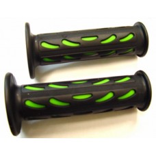 handvatset DMP druppel model progrip zwart/groen universeel